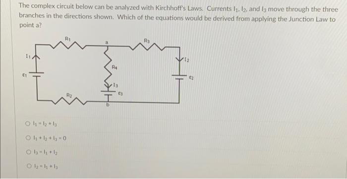 Solved The complex circuit below can be analyzed with | Chegg.com