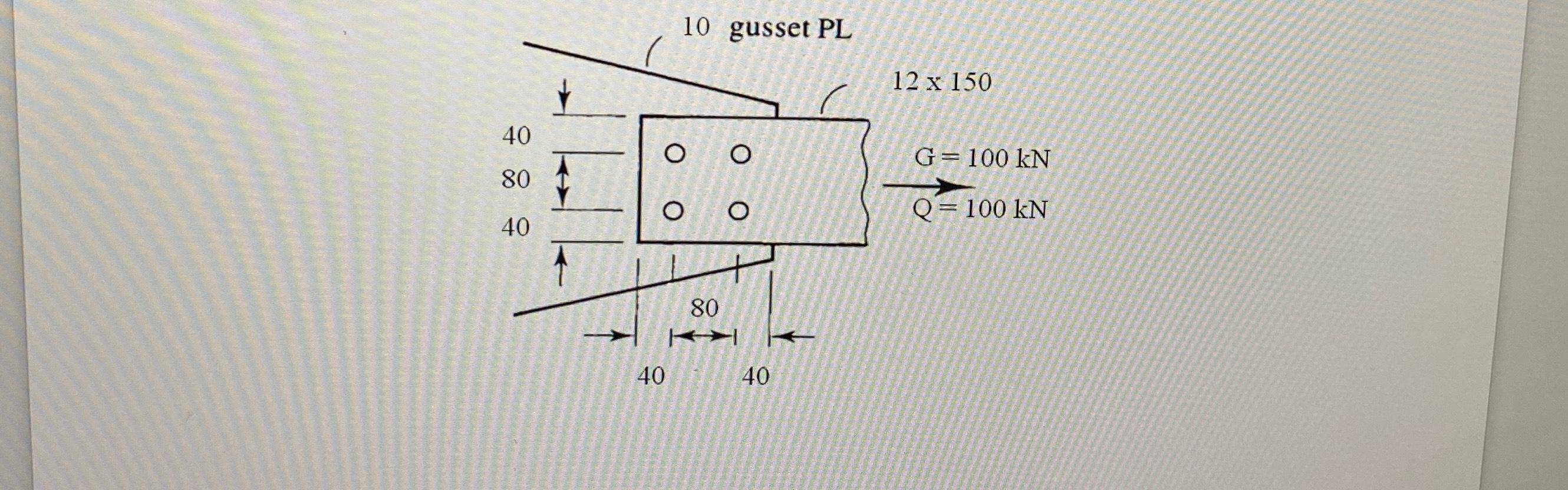 Solved The bolt connection shown in figure use 16 ﻿mm