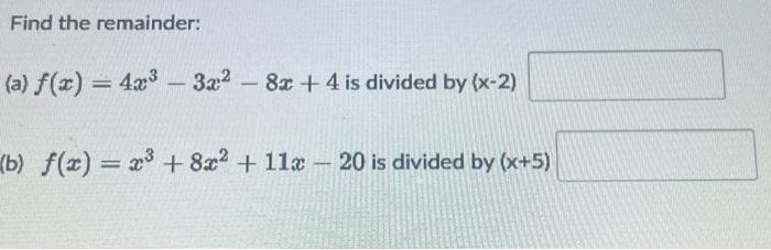 x 4 x 3 6x 2 4x 8 divided by x 2