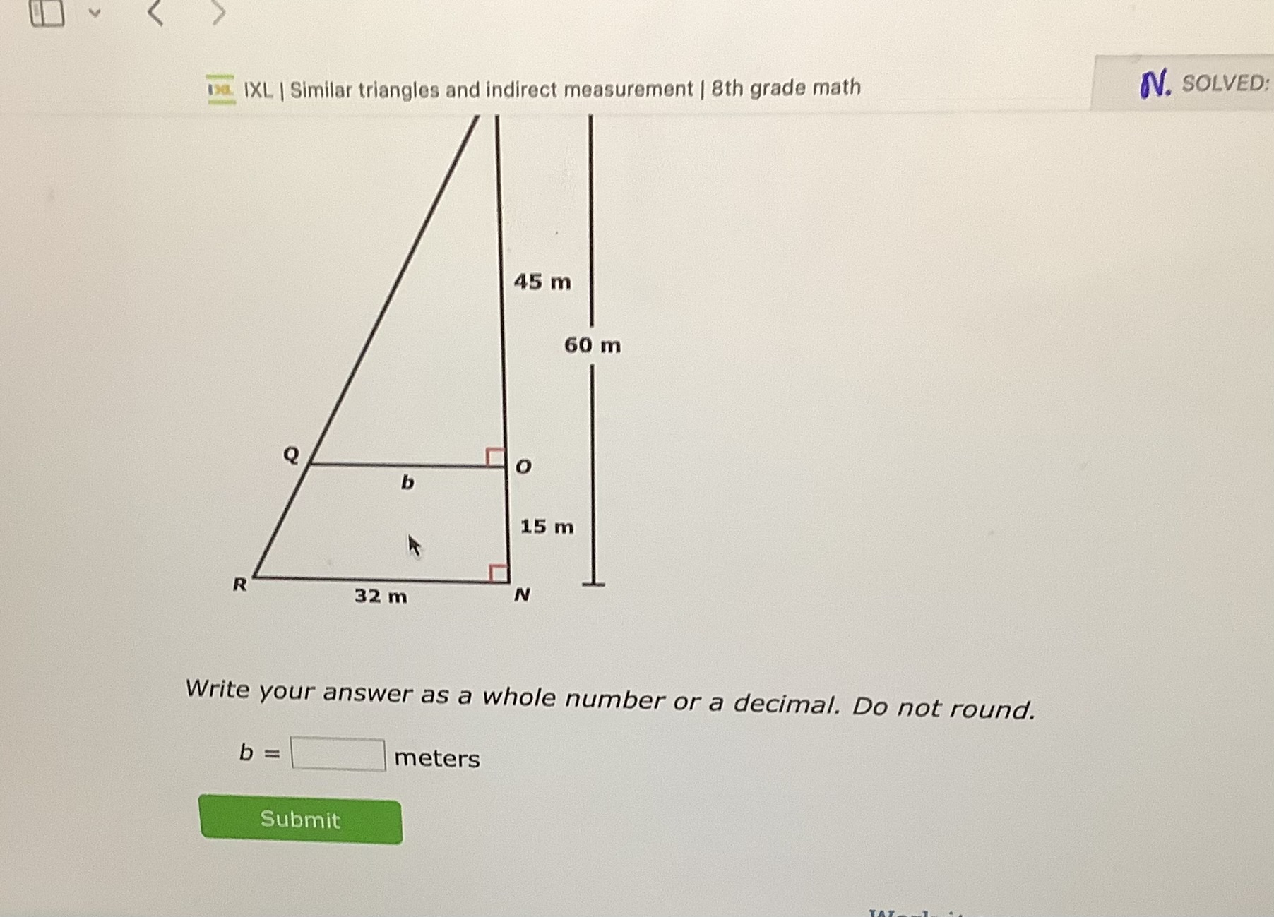 Solved Ix Ixl Similar Triangles And Indirect Chegg Com