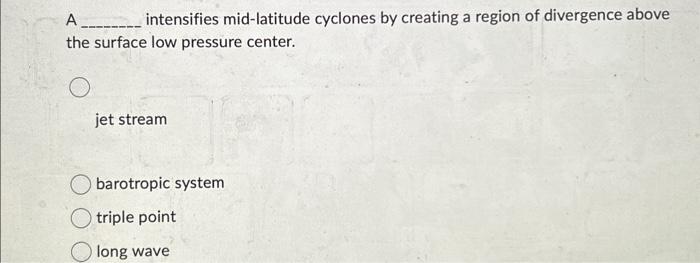 Jet Streams and Mid-latitude Systems