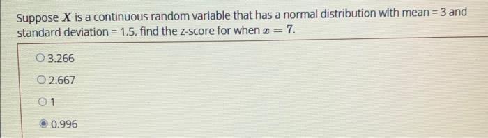 Solved Suppose X is a continuous random variable that has a | Chegg.com