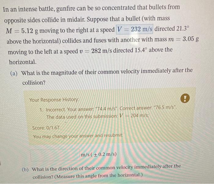 Solved In an intense battle, gunfire can be so concentrated | Chegg.com