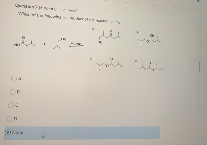 Solved Question 7 (5 points) Which of the following is a | Chegg.com
