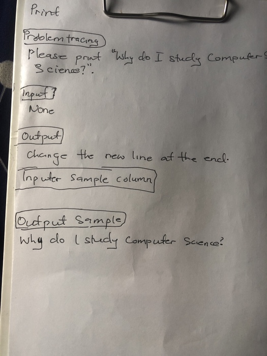Solved write the program and the algorithms of this | Chegg.com