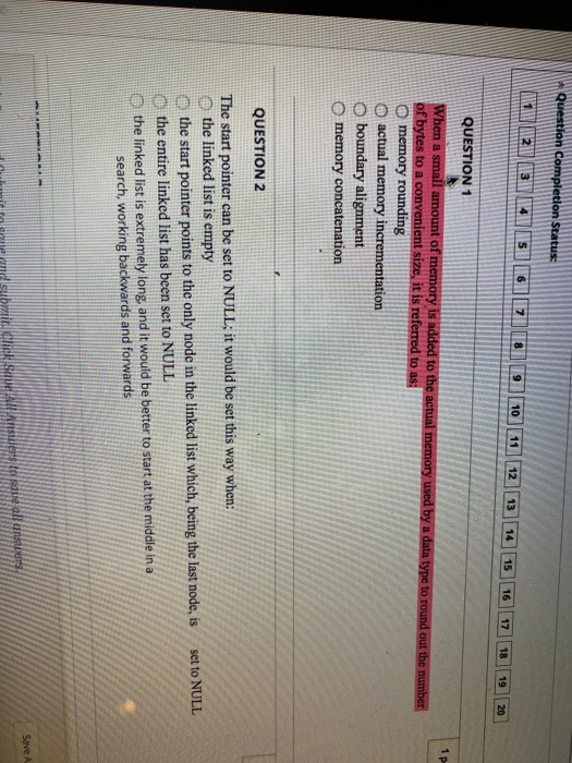 Solved Question Completion Status 10 11 12 13 14 15 16 17 18 | Chegg.com
