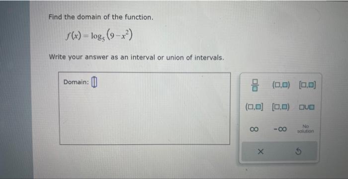 what is the domain of the function shown below f(x)=log5(x-3)