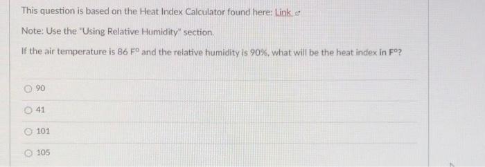 Heat Index Calculator