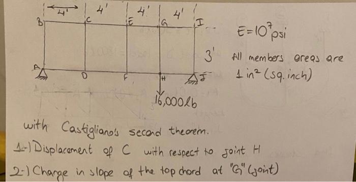 Solved 4 4 By Cc I E 10 Psi 3 All Members Areas Are 1 I Chegg Com