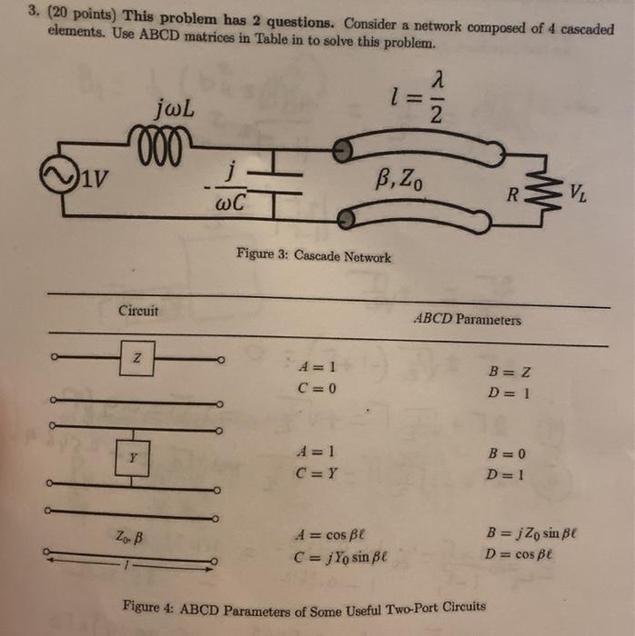 Solved 3. (20 points) This problem has 2 questions. Consider | Chegg.com