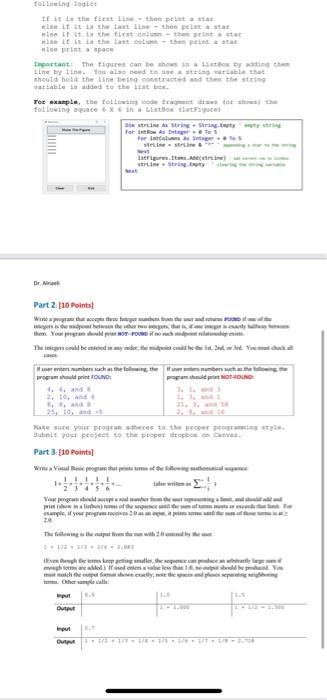 Solved PLEASE WRITE CODE IN VISUAL BASIC PROGRAMMING | Chegg.com