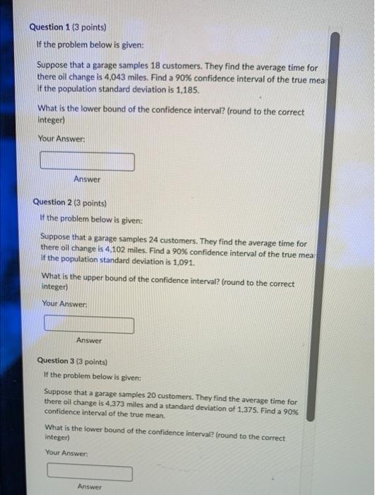 Solved Question 1 ( 3 Points) If The Problem Below Is Given: | Chegg.com