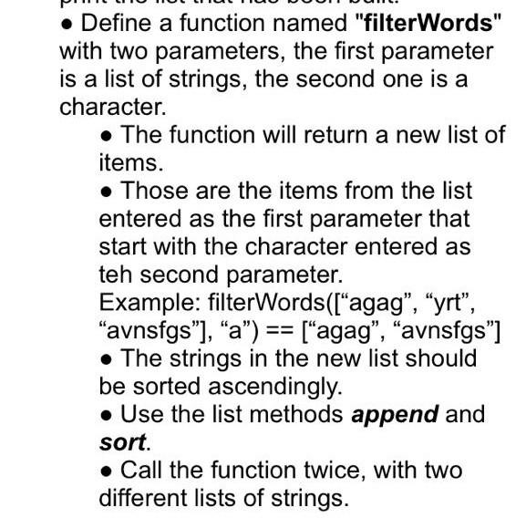 Solved • Define a function named 