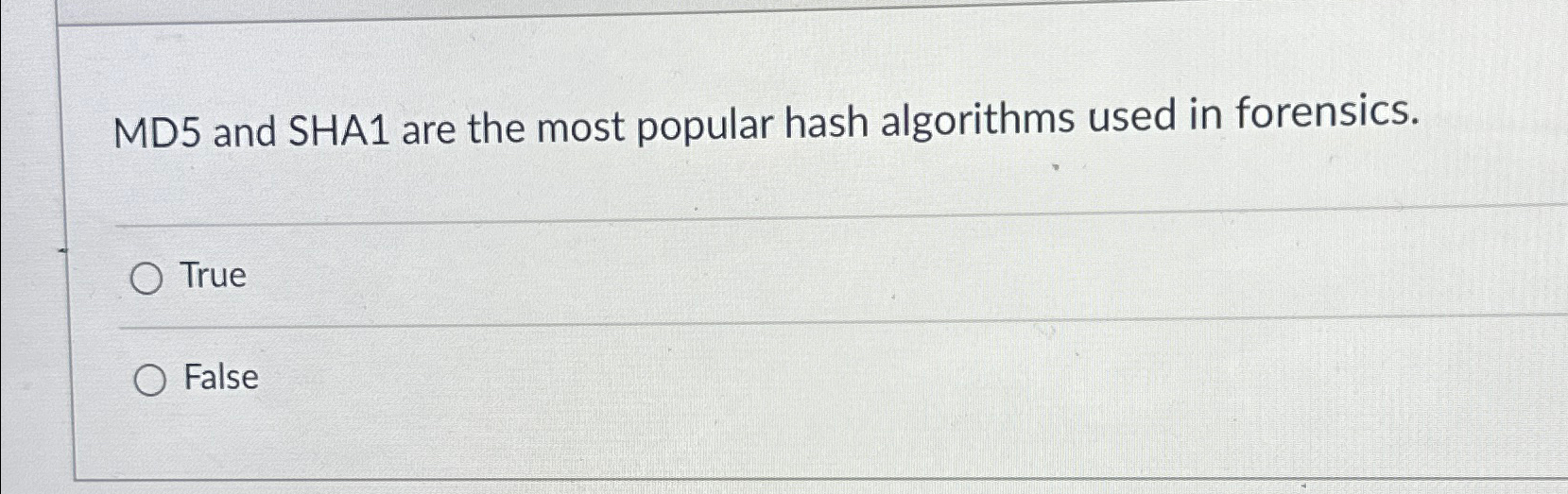 Solved MD5 ﻿and SHA1 ﻿are The Most Popular Hash Algorithms | Chegg.com