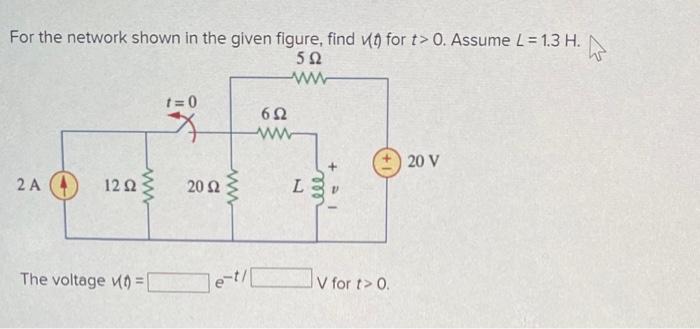 Solved For The Network Shown In The Given Figure, Find Ut | Chegg.com