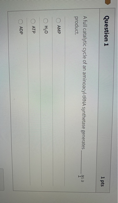 Solved Question 1 1 pts Pa A full catalytic cycle of an | Chegg.com