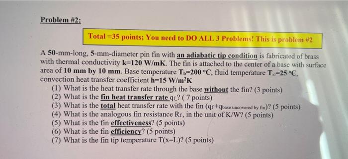 Solved Total = 35 points; You need to DO AL.L 3 Problems! | Chegg.com