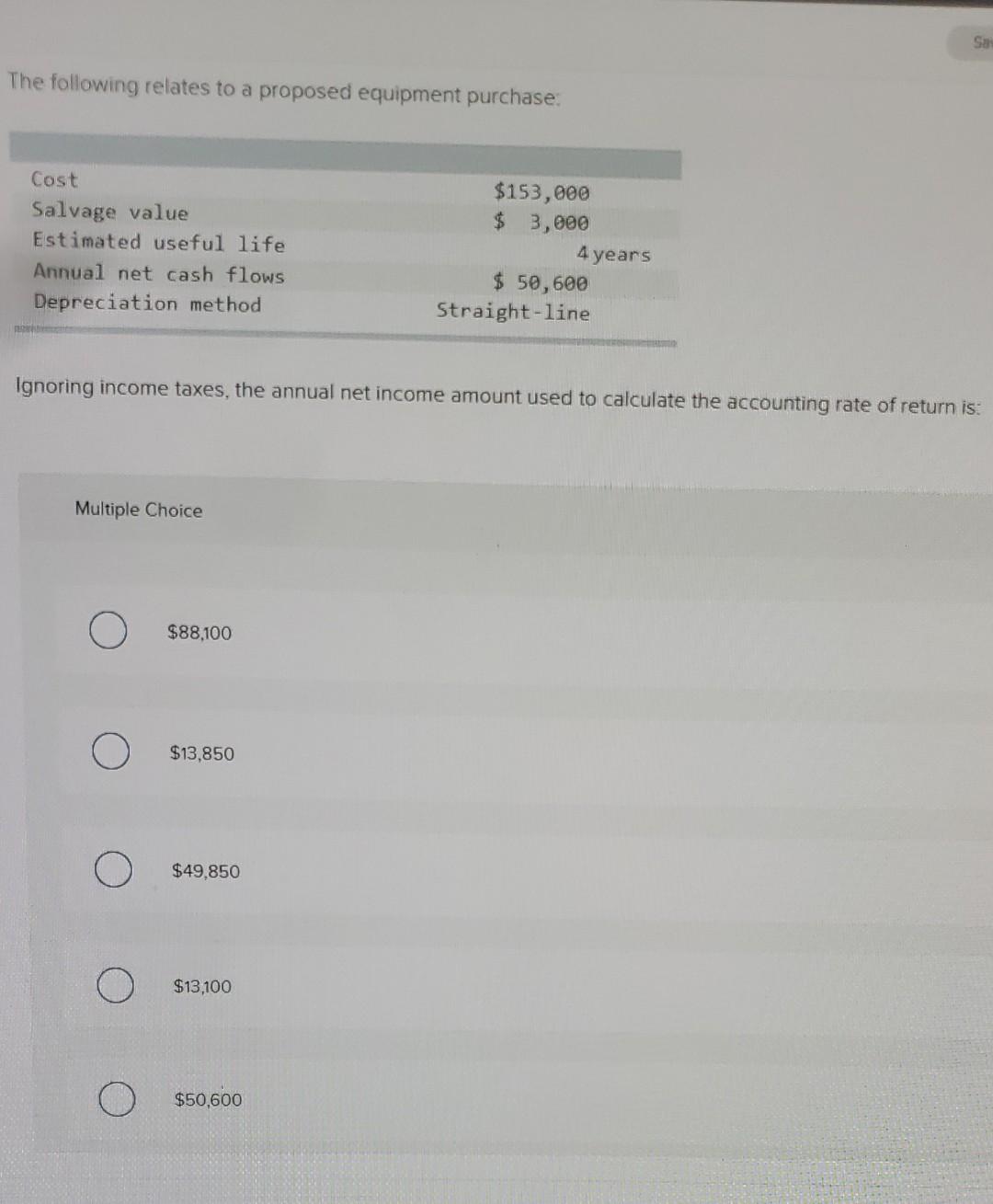 solved-sa-the-following-relates-to-a-proposed-equipment-chegg