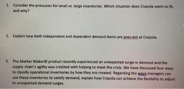 Solved 1 consider the pressures for small vs large chegg