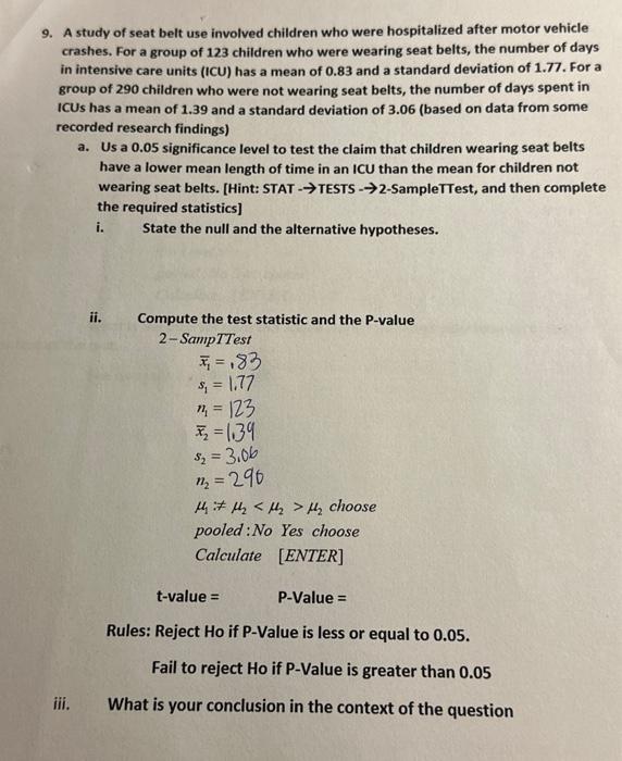 Solved B. Construct A Confidence Interval Appropriate For | Chegg.com