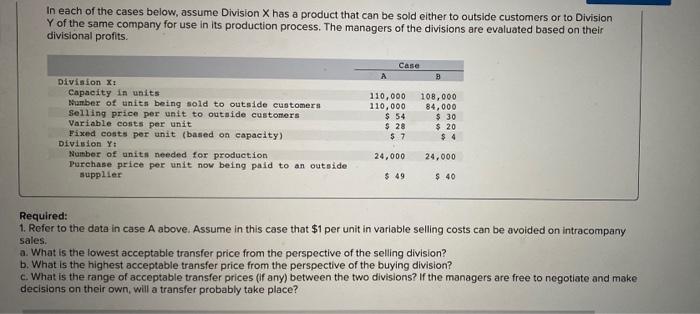 solved-in-each-of-the-cases-below-assume-division-x-has-a-chegg