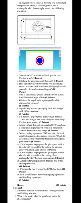 Solved Question 1: The diagram below shows a drawing of a | Chegg.com