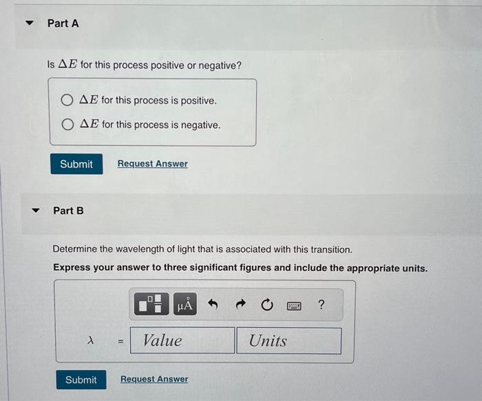 Solved Consider a transition of the electron in the hydrogen | Chegg.com
