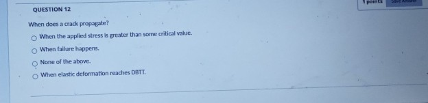 Solved QUESTION 2 1 points Save Answer before fracturing | Chegg.com