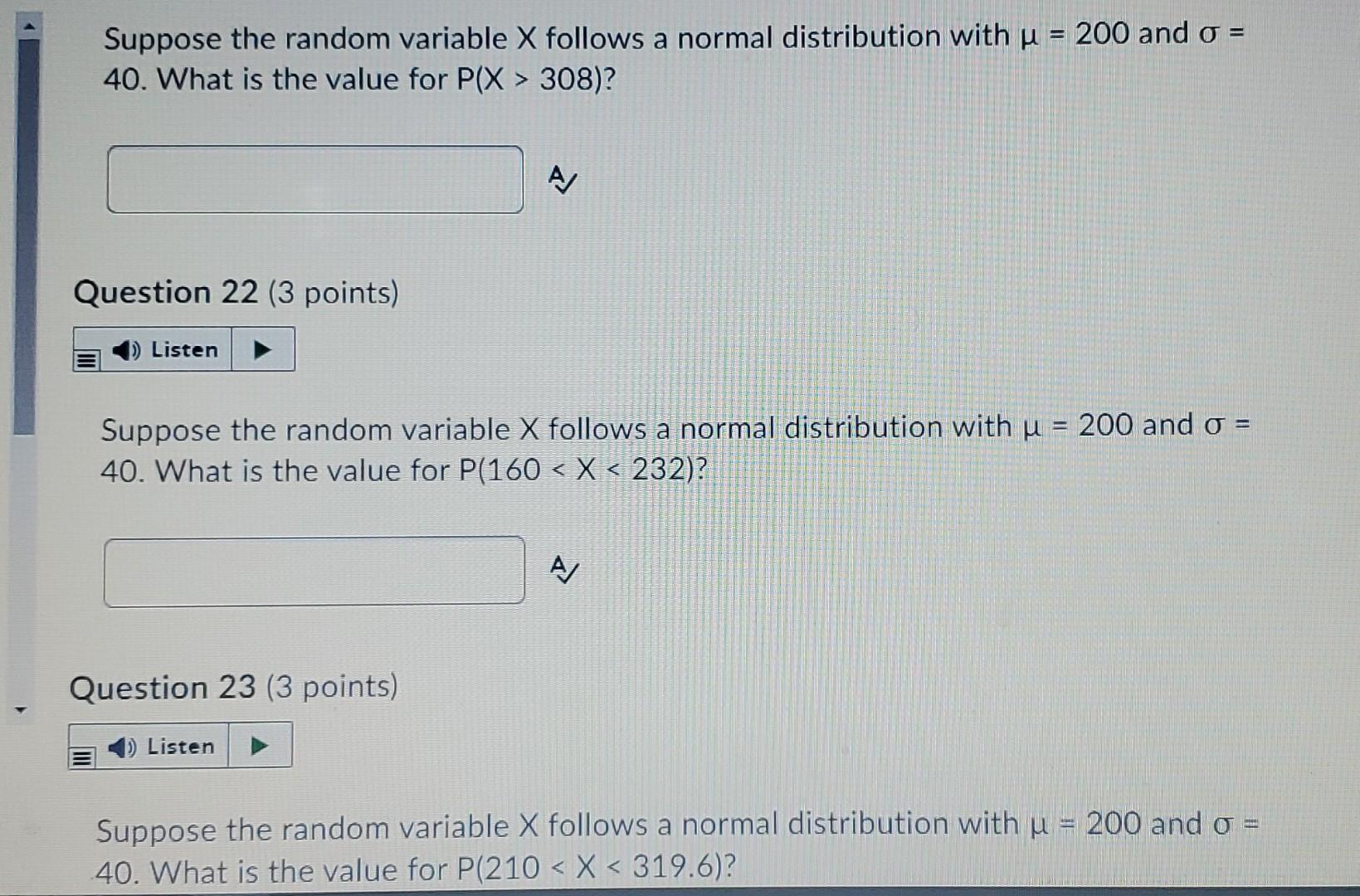 Solved Suppose the random variable X follows a normal | Chegg.com