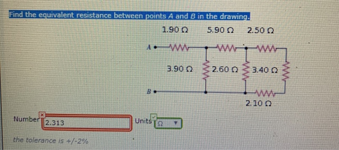 Solved Find The Equivalent Resistance Between Points A And B | Chegg.com