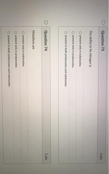 Solved Question 71 4 pts Arrange the following from most | Chegg.com