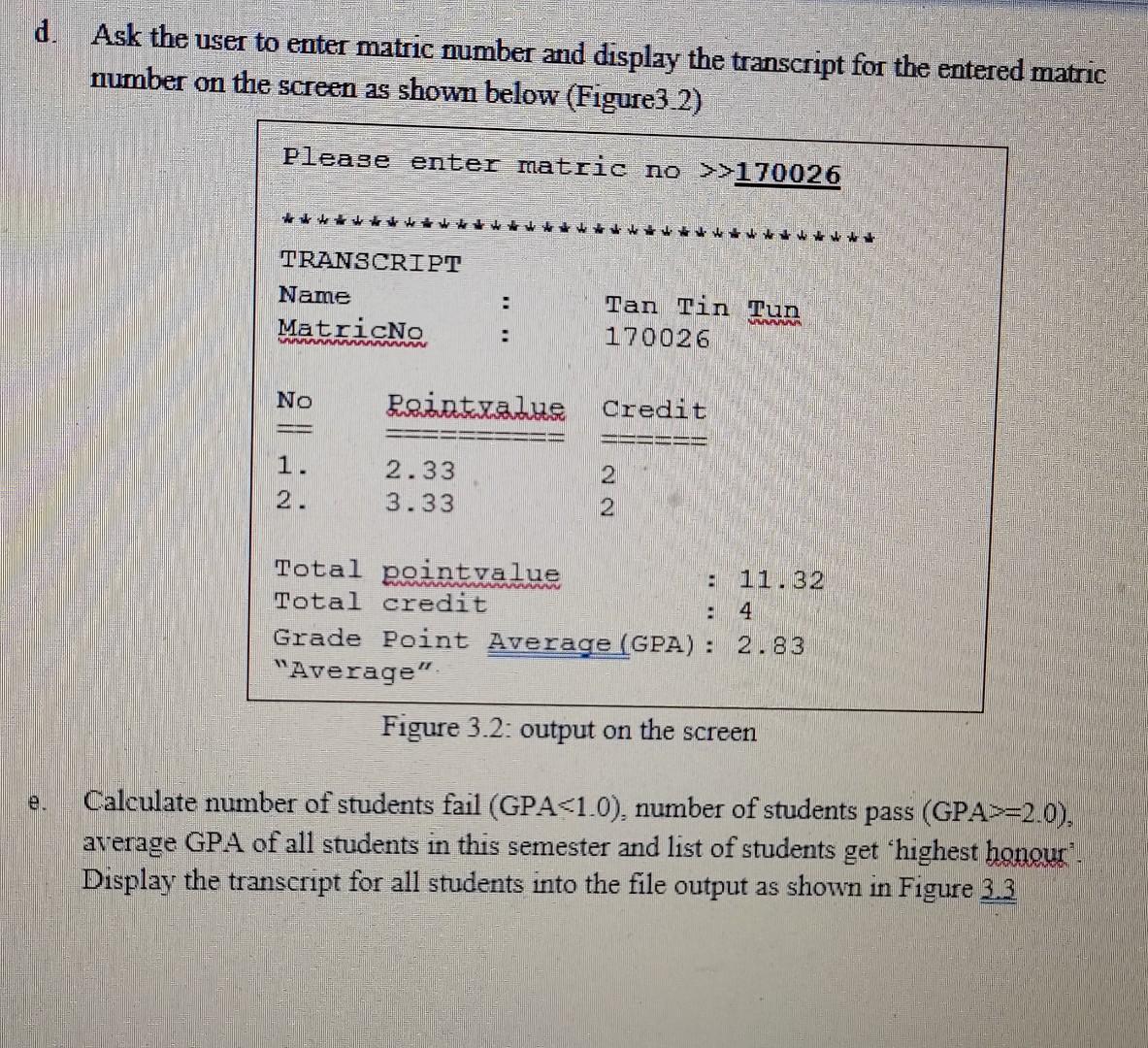 Solved QUESTION 3 Write a complete C program that reads in a | Chegg.com