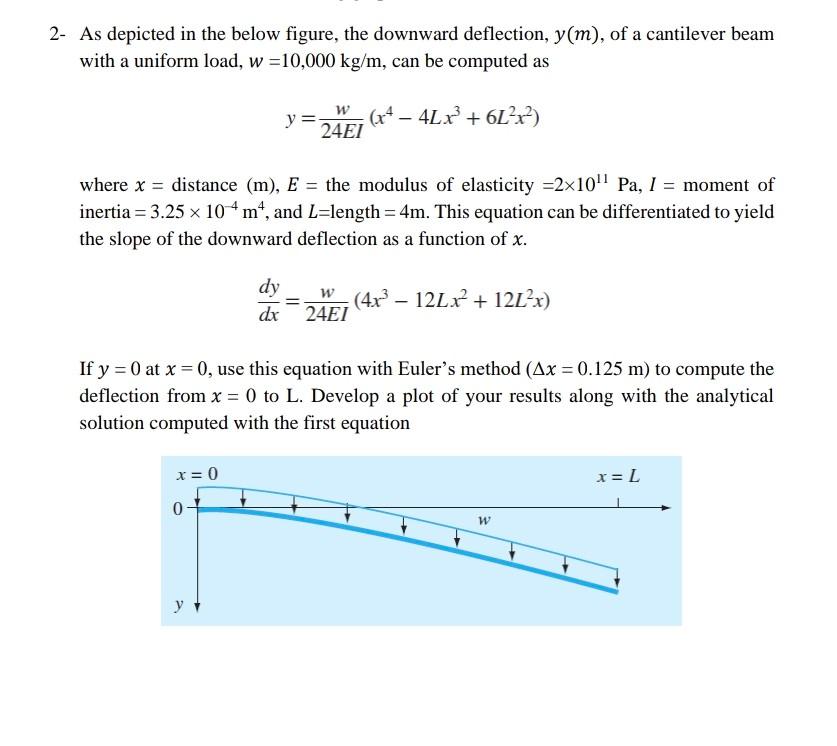 Solved Can You Please Solve This Numerical Methods Question, | Chegg.com