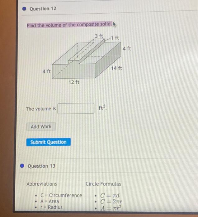 Solved Find the volume of the composite solid. The volume is | Chegg.com