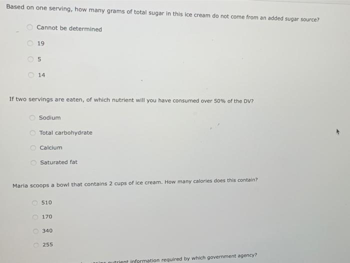 Solved A closer lookNutrition standards and guidelines