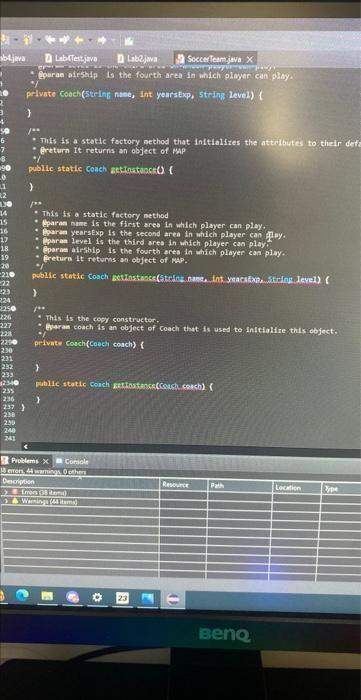 Solved Code in Java please do not change any of the | Chegg.com