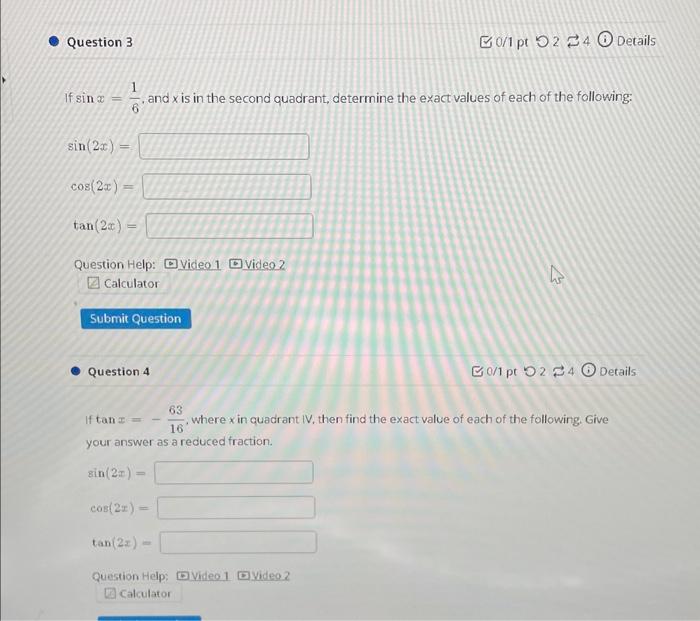Solved Can the following 2 questions be answered correctly. | Chegg.com