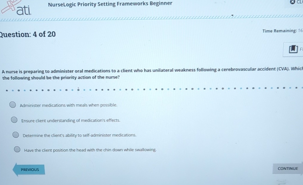 Solved atinurselogic priority setting frameworks chegg
