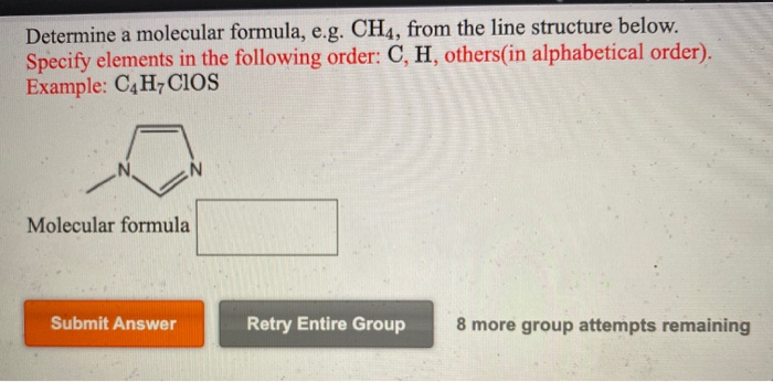 Solved [Review Topics Determine A Molecular Formula, E.g. | Chegg.com