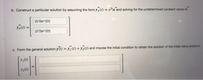 Solved Form the general solution and impose initial | Chegg.com