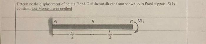 Solved Determine the displacement of points B and C of the | Chegg.com