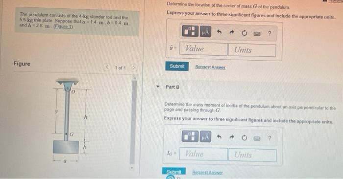 Solved Determine the location of the center of mass of the | Chegg.com