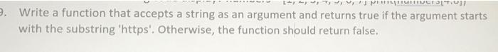 Solved MUNEDIT:11 2. Write a function that accepts a string | Chegg.com