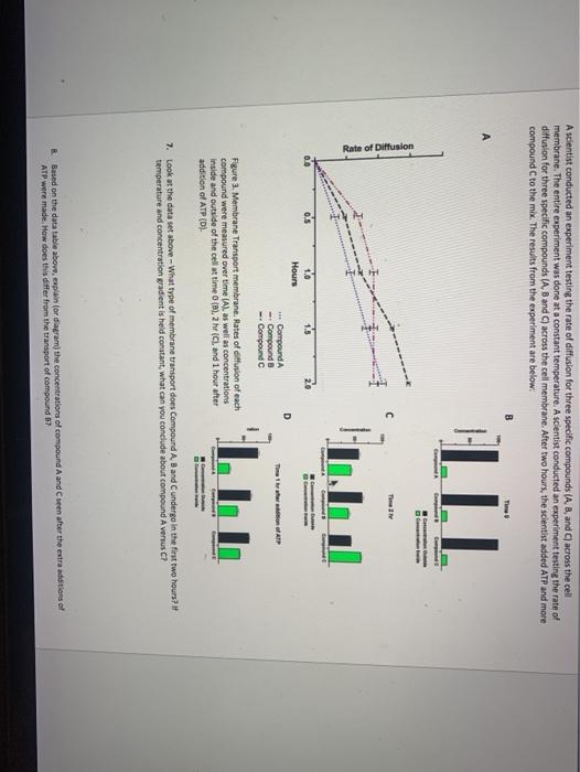 A scientist conducted an experiment testing the rate