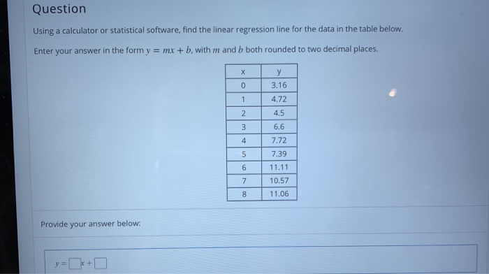 Solved Question Using A Calculator Or Statistical Software 2181