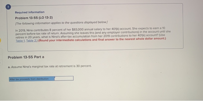 Solved Problem 13-11 (LG 13-7) What is the contribution to