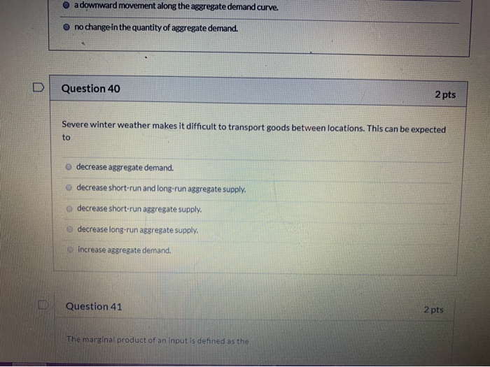 (solved) question 37 which circumstance will cause a... Solved increase; increase 2 pts D Question 37 but not in the | Chegg.com