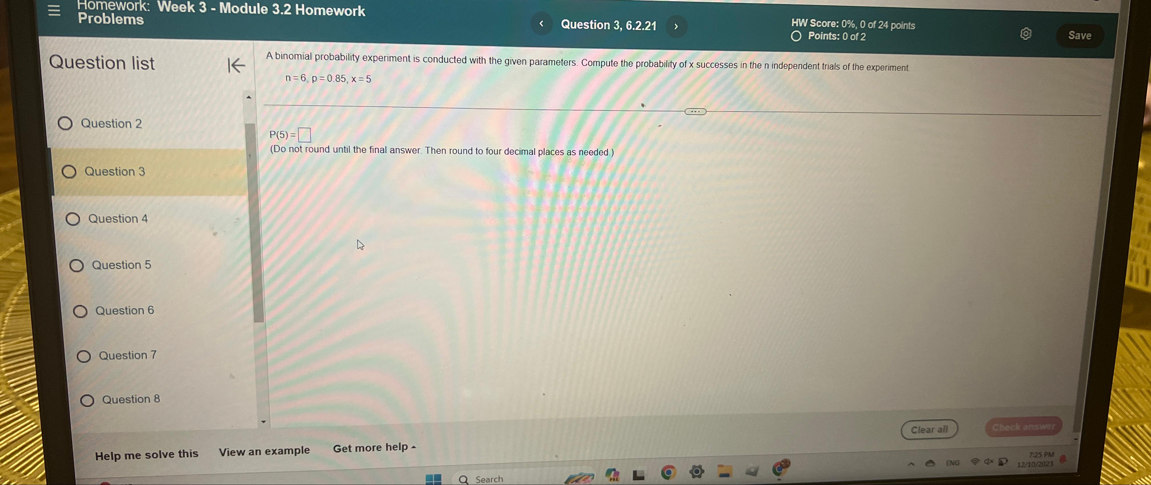 Solved Homework: Week 3 - ﻿Module 3.2 | Chegg.com