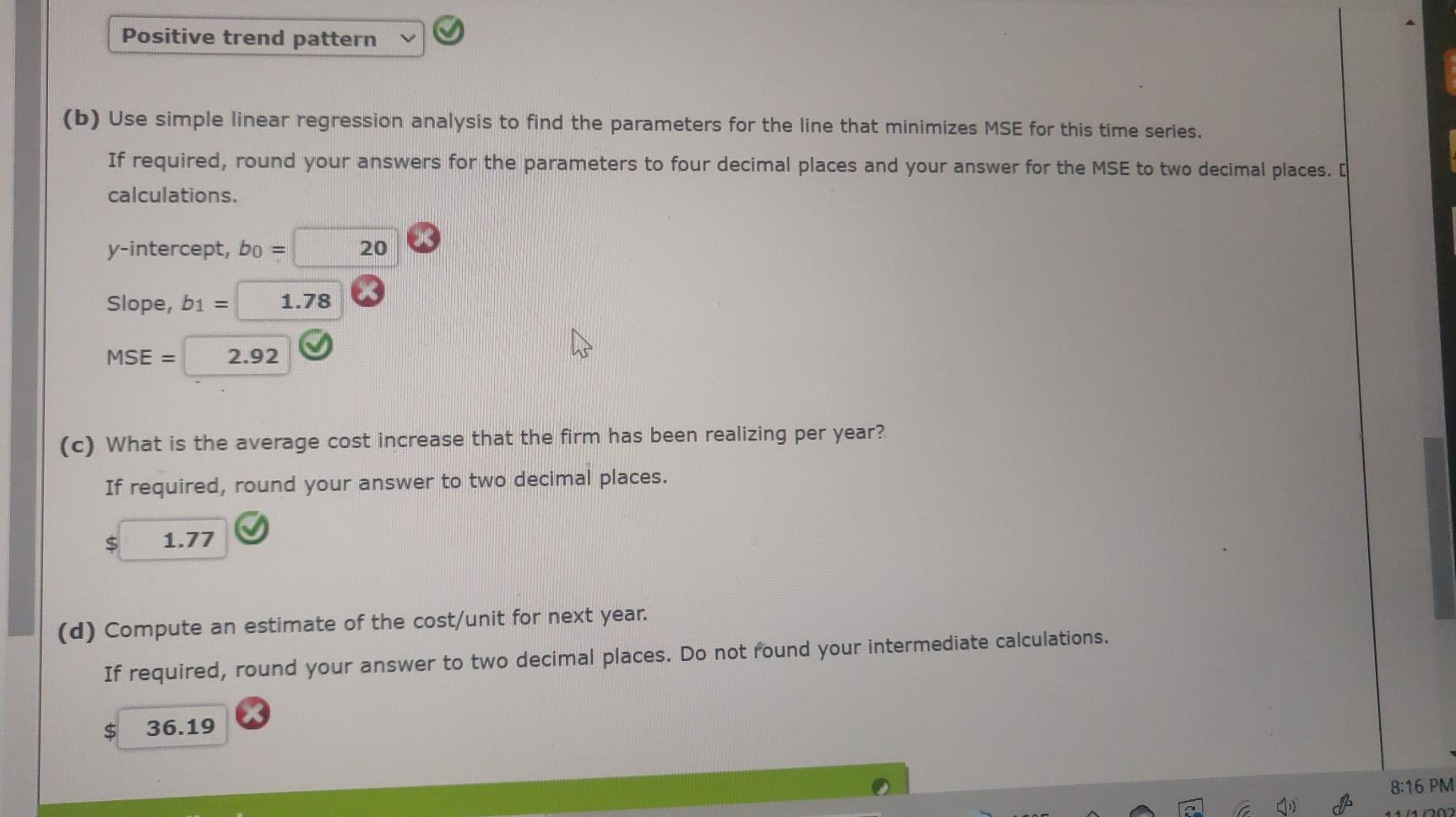 Solved Hint(s) Check My Work (No more tries available) The | Chegg.com