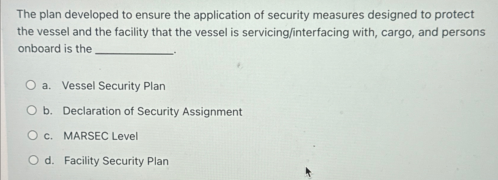 Solved The plan developed to ensure the application of